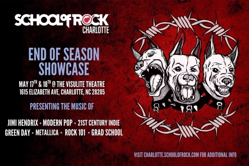 SCHOOL OF ROCK CHARLOTTE End of Season Showcase Day 1